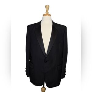 Vintage Woodwards‎ Wool Blend Blazer Classic Prom Grad Wedding Tailored Size 46S